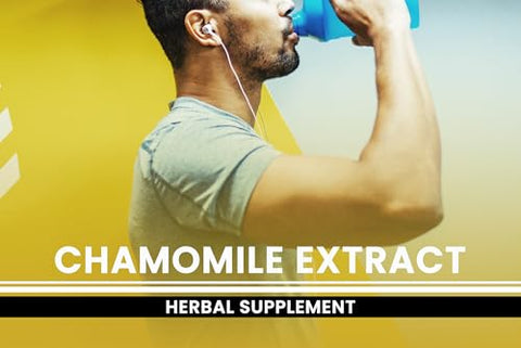 PURE ORIGINAL INGREDIENTS - Extrato de Camomila Pura Original (365 Cápsulas) – Sem Preenchedores de Magnésio ou Arroz, Sempre Puro, Verificado em Laboratório | Ingredientes Naturais