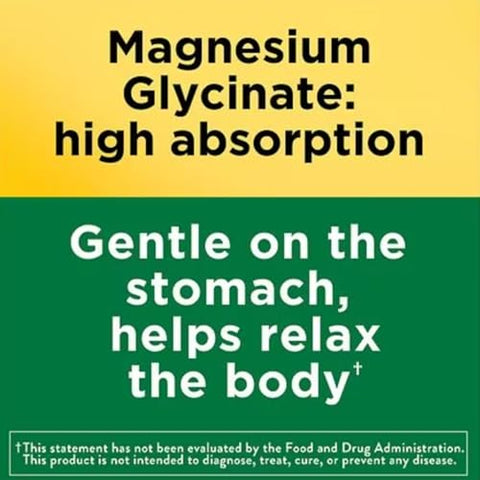 ATICELLI - Magnésio Glicinato 200mg Alta Absorção por Porção, 60 Cápsulas, Suprimento de 30 Dias | Suporta Relaxamento Muscular, Nervos, Ossos e Saúde Cardíaca | Inclui Estojo Giratório Aticelli™