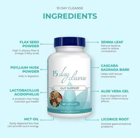 JoyfulExist - Cápsula Detox de Limpeza Intestinal, Limpa os Intestinos e o Cólon para Apoiar Mulheres e Homens, Auxilia a Digestão em 30 Cápsulas (4)