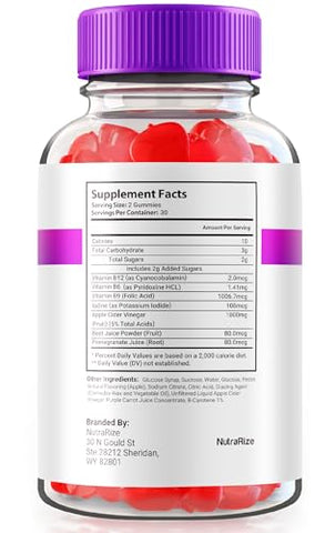 NutraRize - Fast Ripped Keto Gummies (3 Pacotes) + Fórmula Avançada Fast Ripped Keto ACV + Vinagre de Maçã Keto ACV 1000MG, Suplemento de Vitaminas em Gomas de Alta Potência (180 Gomas)