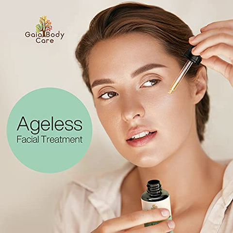 Óleo Orgânico de Bakuchiol Gaia Body Care 5%% – (30ml) – Anti-Envelhecimento, Antirrugas, Reduz Linhas Finas, Suaviza a Pele, Hidrata – Soro de Bakuchiol à Base de Plantas – Melhor Alternativa ao Retinol
