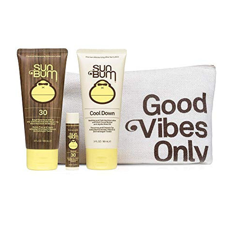 Pack de Cuidados Solares para Viagem – Protetor Solar Hidratante, Protetor Labial  Sun Bum - Sun Bum