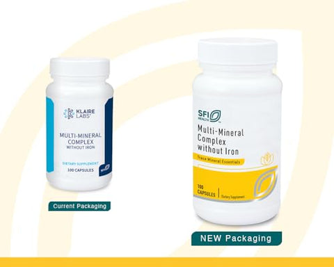 Multi-Mineral Complex Sem Ferro – Amplo Espectro | 60 cápsulas | 120g - Klaire Labs