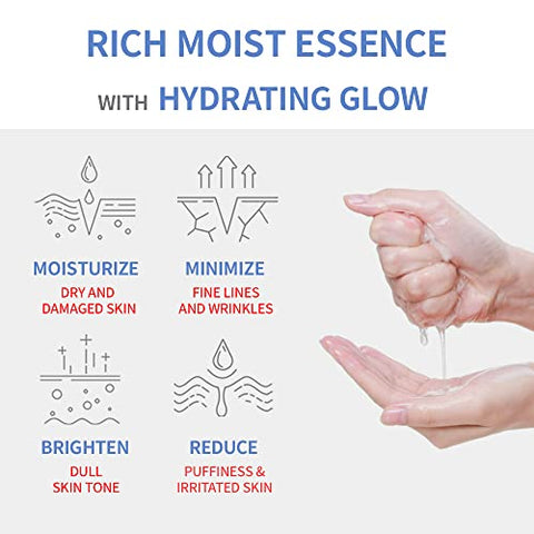 OOTD - Retinol Hyaluron Serum Korean Sheet Mask Gift Pack 20 Unidades – Máscara Facial Hidratante, Rejuvenescedora e Iluminadora