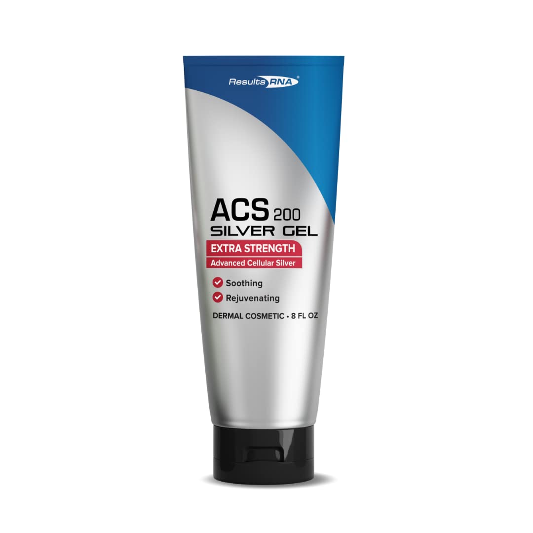 Gel de Prata-Glutatião ACS 200 – Gel Avançado de Prata Coloidal Celular para Cuidados com Feridas – 50g - Results RNA