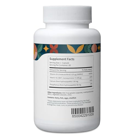 Vitamina K2 Pattern Wellness – Saúde Óssea e Cardiovascular | 60 cápsulas