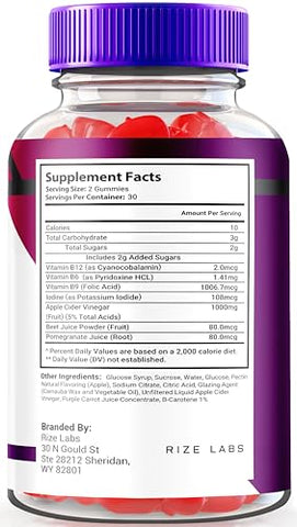 rize labs - (2 Pacotes) Gomas Premier Keto ACV, Gomas Keto Extreme 2000mg Avançadas para Perda de Peso, Gomas Keto Plus ACV, Suplemento de Vinagre de Maçã 100% Natural, Fórmula Oficial