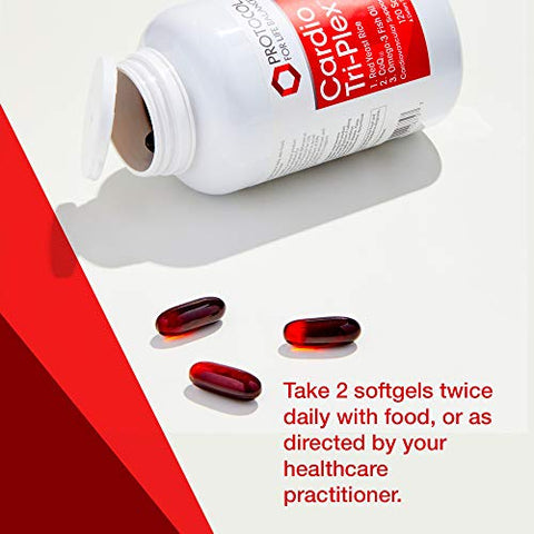 PROTOCOL FOR LIFE BALANCE - Protocolo Cardio Tri-Plex – Fórmula para Saúde do Coração* – com Arroz de Levedura Vermelha, CoQ10 – 60 cápsulas