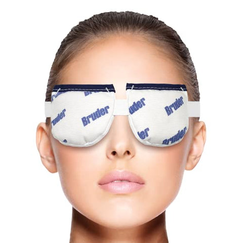 Compressa Ocular de Calor Úmido Bruder | Ativação por Microondas | Alívio Rápido e Eficaz para Olhos Secos e Irritação Ocular