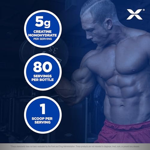 Creatina Monohidratada, Pó de Creatina Micronizada para Força e Recuperação Muscular, Livre de Glúten, 100% Pura e Potente - ALLMAX Nutrition