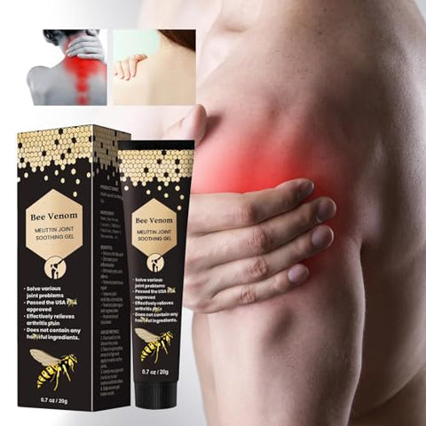 MOYATAVX - Creme de Veneno de Abelha da Nova Zelândia 3PCS: Gel Profissional de Propolis para Articulações de Pescoço, Joelho, Ombro, Cintura e Perna – Marca Bee Venom Cream