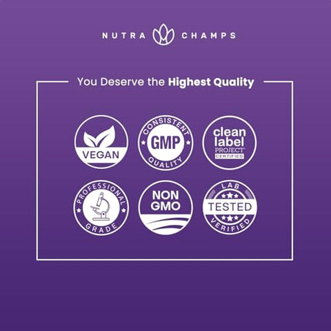 NutraChamps - Gomas para Dormir para Adultos  – Fórmula Natural – 60 g