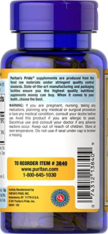Puritan's Pride - Puritan’s Pride Vitamina E com Selênio 400 UI Natural 100 RR Softgels – Benefícios para a saúde e bem-estar