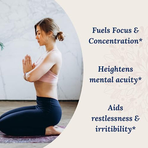 KSM-66 Ashwagandha com L-Theanine – Suplemento de Ashwagandha com Foco e Relaxamento – 60 cápsulas - Live Conscious