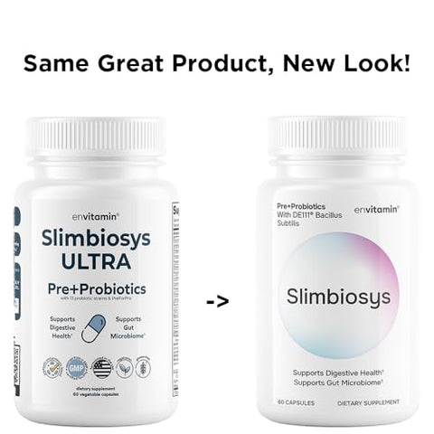 envitamin - Slimbiosys Ultra Probiotic Capsule – Pré: Benefícios, Ingredientes e Como Usar  Slimbiosys