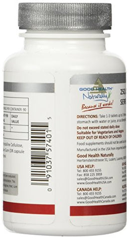 Grace nnvg - Serra Enzyme – Suplemento Serrapeptase para Limpar Pulmões e Seios Nasais | Proteolítico, Limpeza Digestiva | 250.000 UI – Máxima Potência | 90 Cápsulas