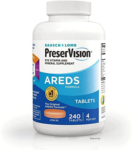 AREDS – Vitamina para os Olhos – 60 cápsulas – 1000 mg  Líder em Saúde Ocular - PreserVision