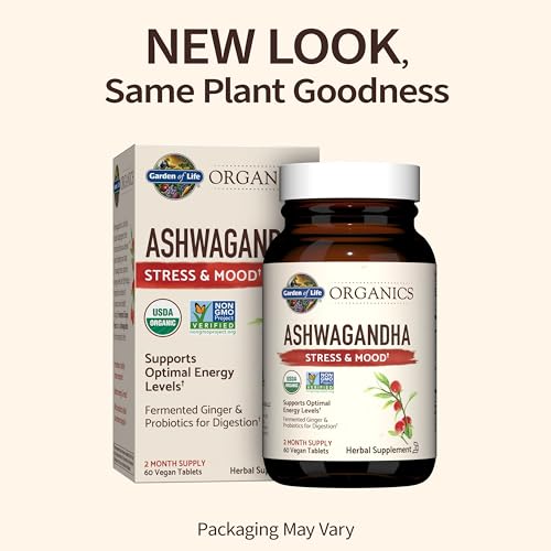 Organics – Multivitamínico Masculino 120 Comprimidos e Ashwagandha Antiestresse - Garden of Life
