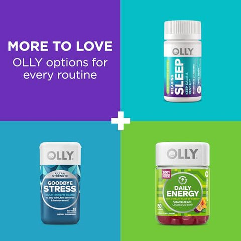 Comprimidos Dissolve Rápido para Dormir Extra Forte, 5mg Melatonina, Vegano, Morango – 30 un - OLLY