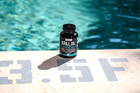 Óleo de Krill Antártico – 1000mg Por Porção – Sem Cheiro ou Sabor de Peixe – Rico em Ômega-3, EPA, DHA, Astaxantina – Embalado com Benefícios para a Saúde - ONNIT