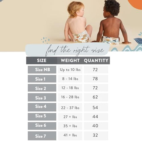 The Honest Company - Fraldas Honest Company Clean Conscious | Baseadas em Plantas, Sustentáveis | Acima de Tudo Pandas | Club Box, Tamanho Recém-Nascido, 72 Unidades