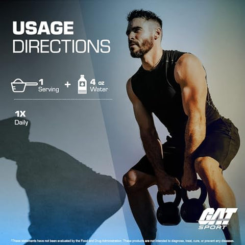Creatine Monohydrate Powder – Força, Saúde Cerebral, Antioxidante, Resistência – Homens – 300g - GAT SPORT
