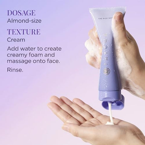 The Rice Wash | Limpeza Facial Creme Suave Remove Acúmulos Sem Ressecar a Pele Para uma Complexão Suave e Luminosa | 120 ml - TATCHA