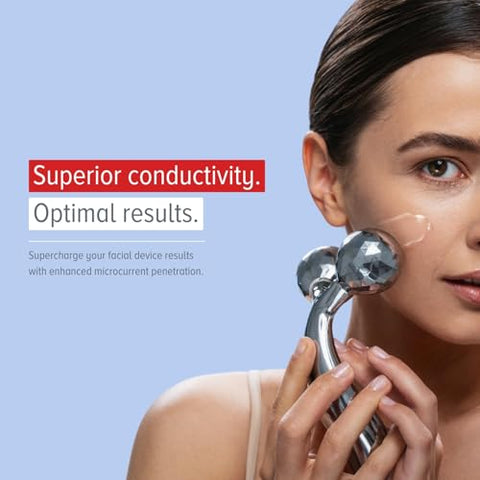 RED Medical Supplies - Gel Condutor de Microcorrente, 250mL – Duradouro, Não Oleoso, Hipoalergênico – Potencialize seu Aparelho Facial – 2 Frascos, 250mL cada