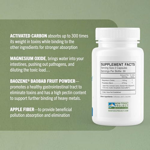 True Cellular Formulas - TrueCarbonCleanse™ – Detoxificador Perfeito para o Intestino – Marca Líder em Limpeza Intestinal