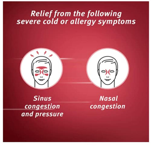 No Drip Alívio de Congestão Nasal Severa por 12 Horas Frasco Descongestionante Nasal, 19,8 ml (Pack com 2) - Afrin