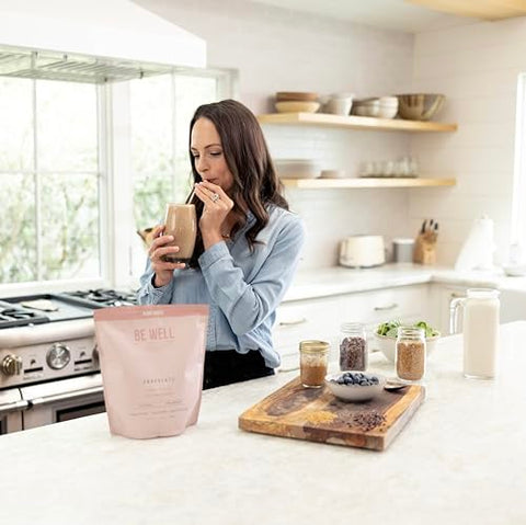 Be Well by Kelly LeVeque - Be Well By Kelly – Chocolate em Pó de Proteína Vegetal, Vegano 21g de Proteína