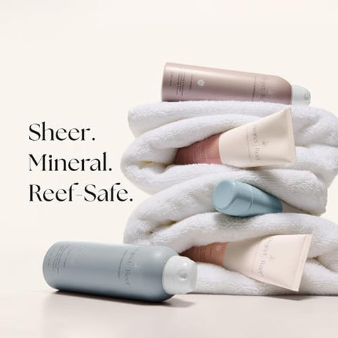 Project Reef - Protetor Solar Mineral SPF 50 Feito em Maui – Amigo dos Recifes, Seguro para o Oceano, Loção Vegana Nutritiva para Todas as Idades, Sem Resíduos Brancos, Resistente à Água, Embalagem Sustentável, 100ml