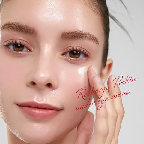 MEDITHERAPY - Creme para os Olhos Wrinkle-fit Tangle, Ponta de Dispositivo Recarregável de Proteína de Colágeno, Tratamento Completo para Olheiras, 20 ml, Massageador para os Olhos (Creme)