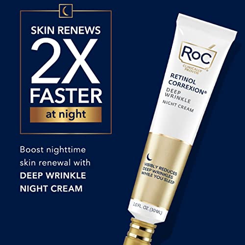 Creme Noturno Correxion Retinol Profundo para Rugas 30 ml - RoC
