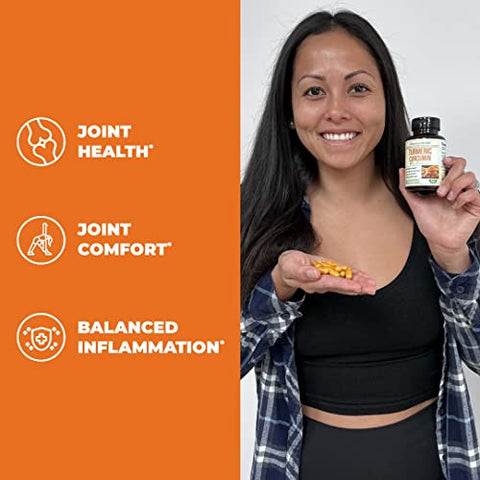 Vimerson Health - Curcuma Turmeric com Extrato de Pimenta Preta (Bioperina) – Potencialize sua saúde com a marca líder em Curcuma Turmeric