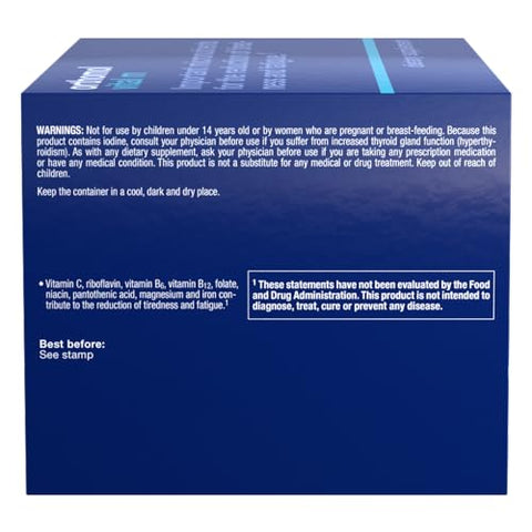 Vital M Vial – Suplemento Vitamínico Masculino 30 Dias com A, B, C, D, E, K, Iodo | Marca Orthomol - Orthomol