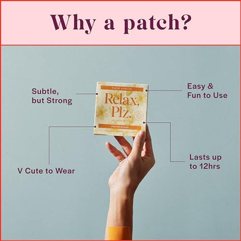 Fleur Marché - Fleur Marche Relax, Plz Adesivo Botânico – Calmante | 10g