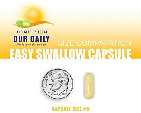 AND GIVE US TODAY OUR DAILY - L-Methylfolate 15 mg / 15000 mcg – Fólico Ativo de Força Máxima, 5-MTHF, Cápsulas Vegetarianas 90 Unidades (Fornecimento de 3 Meses)