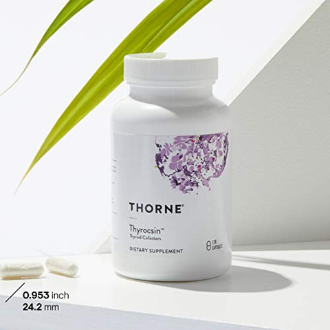 Thyrocsin – Cofatores da Tireoide para Suporte da Função Tireoidiana – 120 Cápsulas - THORNE