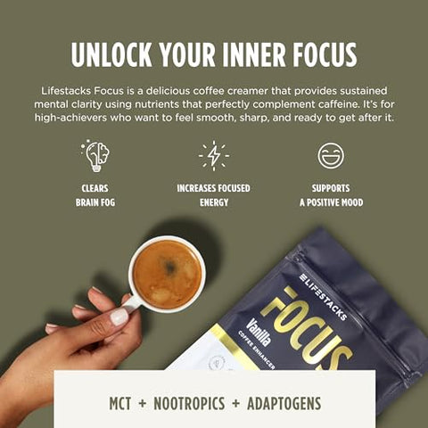 Creme de Café Focus para Energia – 250ml – Café Energizante - LIFESTACKS