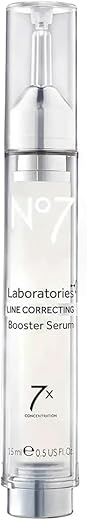 Laboratories Line Correcting Booster Serum – Potente Soro de Peptídeo de Colágeno para Linhas Finas e Rugas – Fórmula Hidratante para Todos os Tipos de Pele Envelhecida (15 ml) - No7