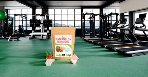 Pó de Melancia Natural, Eletrólitos Instantâneos, Pré-Treino – 100g - Indus Farms Superfoods