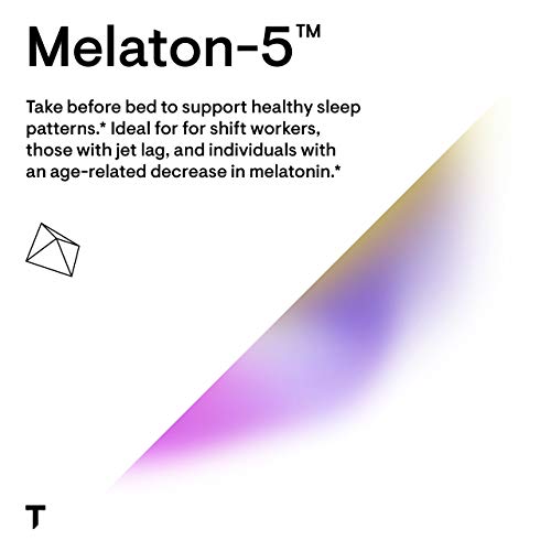 Melaton-5-5mg Melatonina – Suporta Ritmos Circadianos, Sono Repousante e Relaxamento – Sem Glúten, Sem Soja, Sem Laticínios – 60 Cápsulas - THORNE