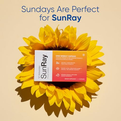 Sunray – Vitamina D3 – Calcifediol 75 mcg – Dose Semanal - Immunotec