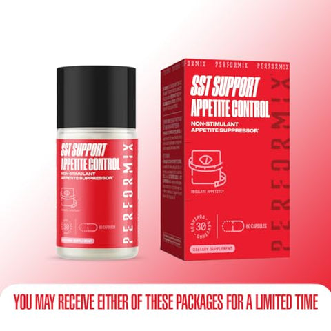 SST Controle de Apetite – 60 Cápsulas – Garcinia Cambogia, Vitamina C, Cálcio, Cromo - PERFORMIX