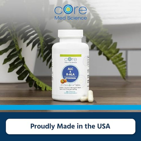 Liposomal ALC – Potente Antioxidante para Saúde Cerebral – 60ml - Core Med Science