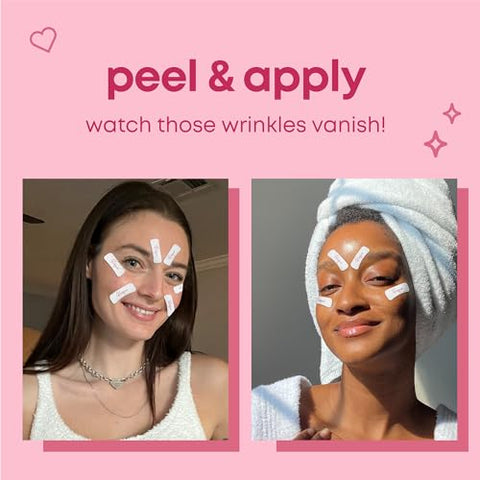 Risqué - Fita Lifting Facial Invisível para Rugas | Fita para Levantar o Rosto Invisível | Fita Lifting para os Olhos Invisível | Fita Lifting Facial | Fita para a Pele do Rosto | Fita para o Rosto