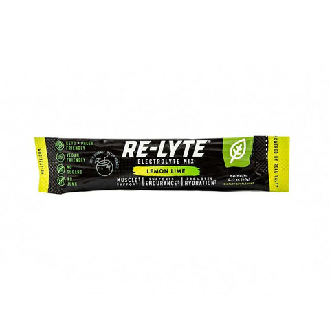 RELYTE - Re-lyte Limão Lima Mistura de Bebida Eletrolítica 15 Sachês 97g