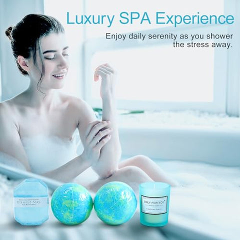 ELSEULAR - Presentes de Tartaruga Marinha para Mulheres – Cestas de Presente de Aniversário – Conjunto de Presentes para Mulheres – Spa Relaxante – Luxuoso Presente de Dia dos Namorados e Natal para Mulheres, Mães, Amigas, Avós e Adultos