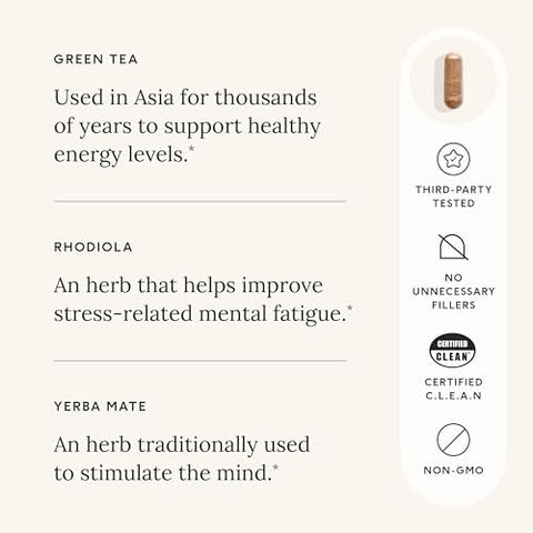 Suplementos Naturais de Energia para Vitaminas de Fadiga e Cansaço para Mulheres - Care/of